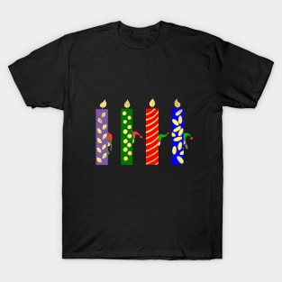 Christmas Candles T-Shirt